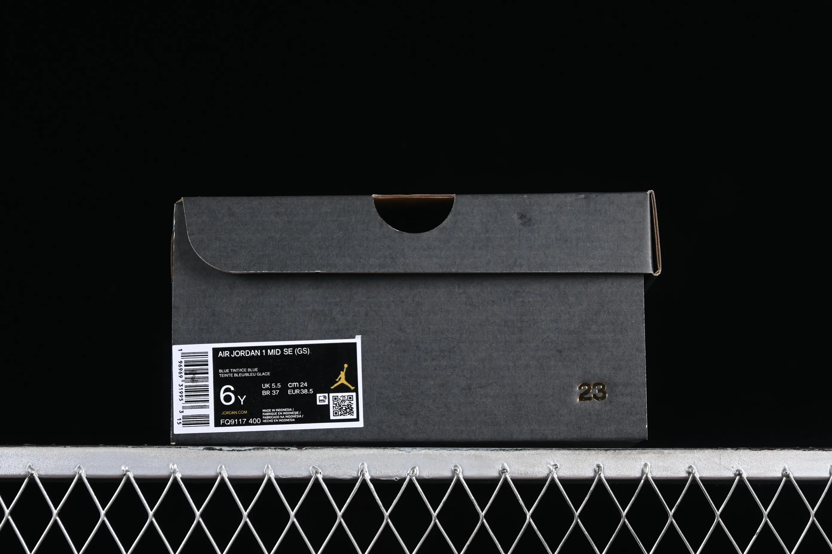 All categories Air Jordan Jordan series basketball shoes Air Jordan 1 Mid Z version Air Jordan 1 Mid GS "Glitter Swoosh" AJ1 Joe 1 ice blue crystal Zhongbang basketball shoes FQ9117-400